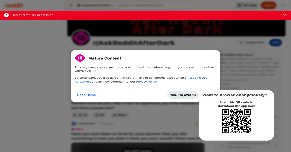 Ask Reddit After Dark screenshot