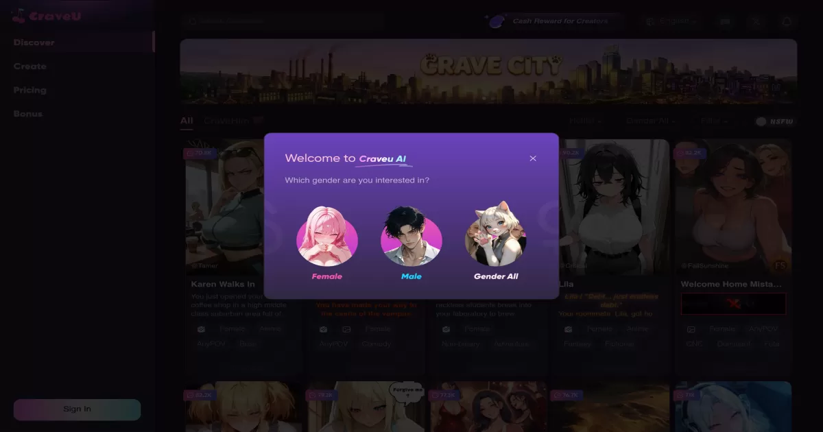 CraveU AI screenshot