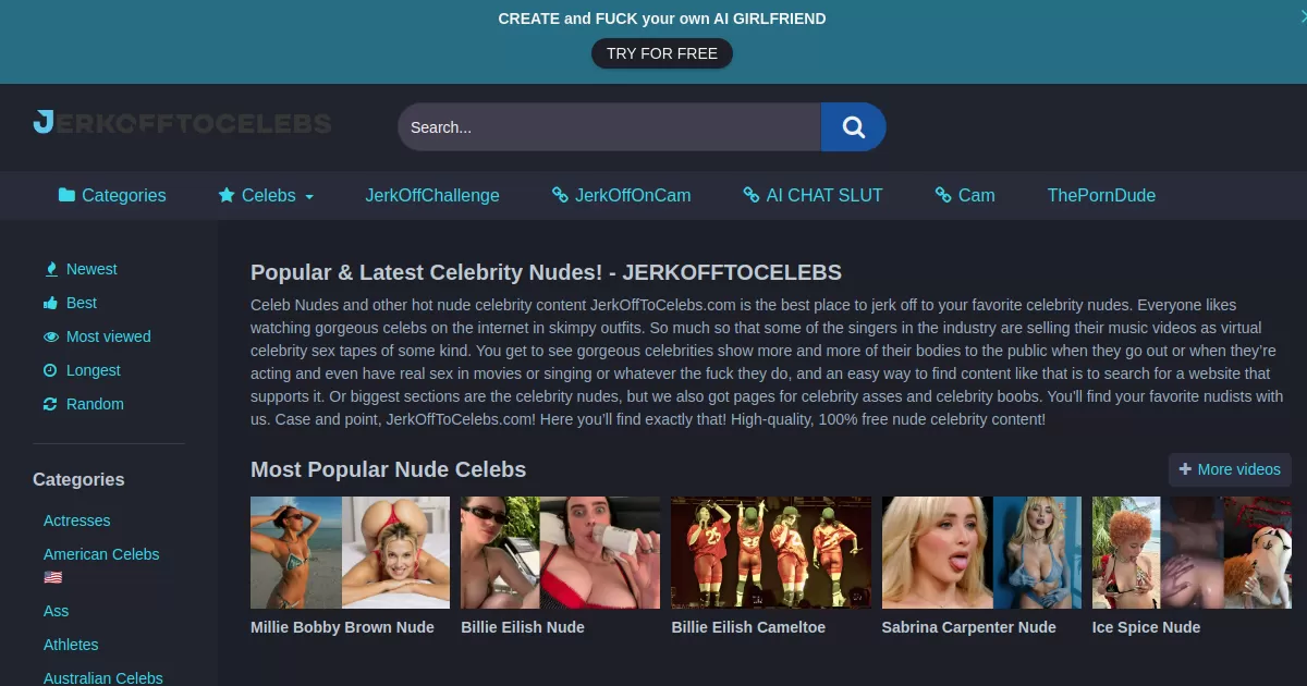 JerkOffToCelebs screenshot