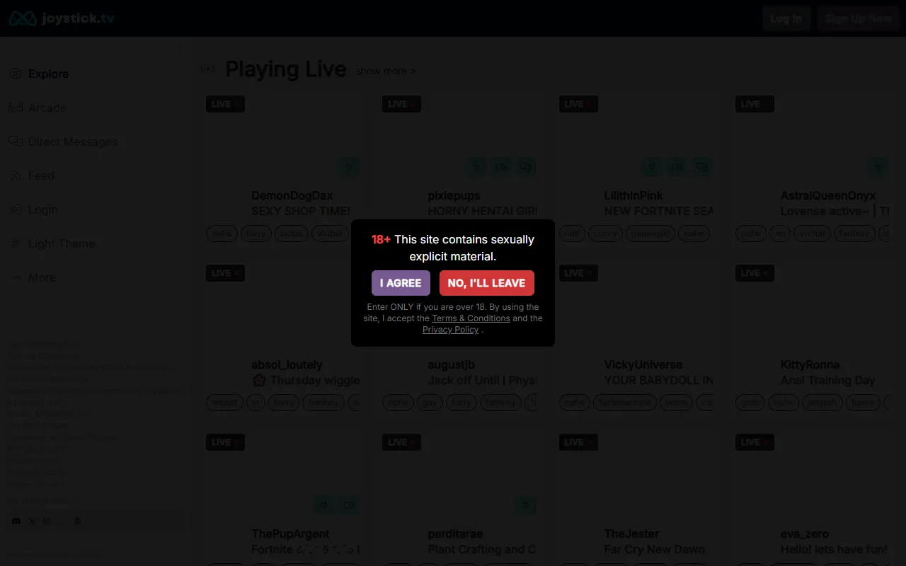 Joystick.tv screenshot