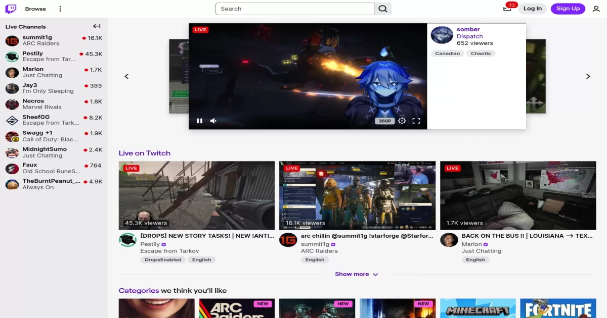 Twitch ASMR screenshot